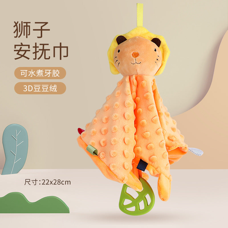 Baby Washable Sleeping Doll Baby Soothing Towel Doll with Teeth Gum Locomable Toy for Boys and Girls