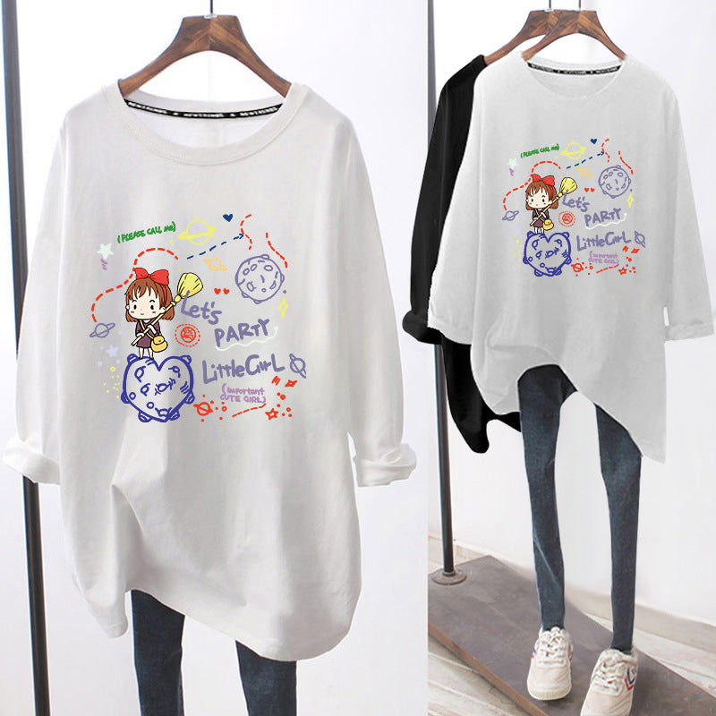Breastfeeding Top Autumn Base Shirt Hot Mom's Out-of-the-way Breastfeeding Long-sleeved T-shirt for Spring and Autumn Postpartum Breastfeeding Clothes
