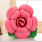 Creative Ins Three-dimensional Rose Pillow Plush Cushion Home Sofa Simulation Rose Girlfriend Valentine's Day Gift