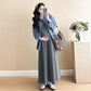 Maternity Dress Summer Style 2025 New Early Autumn Lazy Style Suit Shirt Two-Piece Set Vest Long Skirt Spring and Autumn