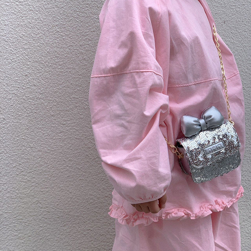 Children's Bag Cute Niche Design Girl's 2025 Crossbody Bag Fashionable Personalized Fashionable Baby's Small Change Square Bag