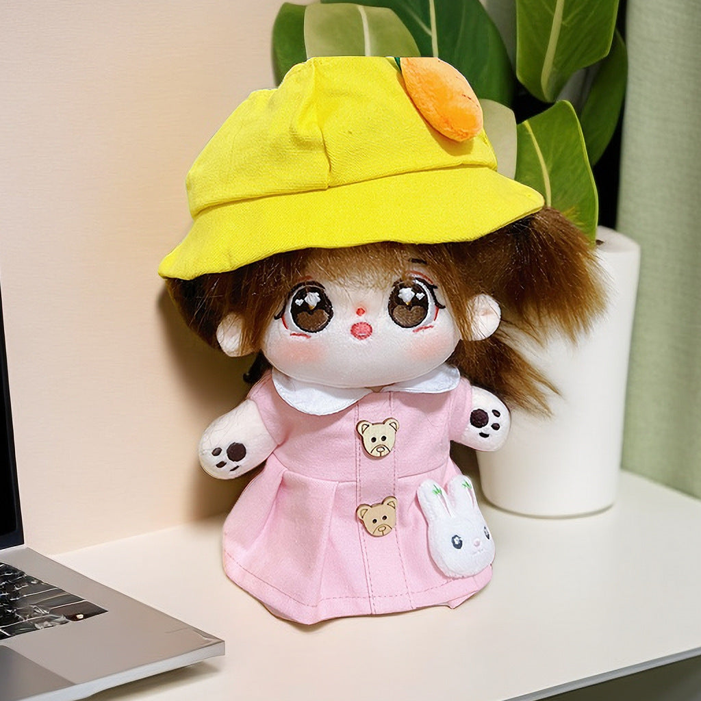 Small Halo Cotton Doll Doll 20cm Non-Attribute in stock Girl Baby Children's Gift Plush Toy Baby Clothes Women