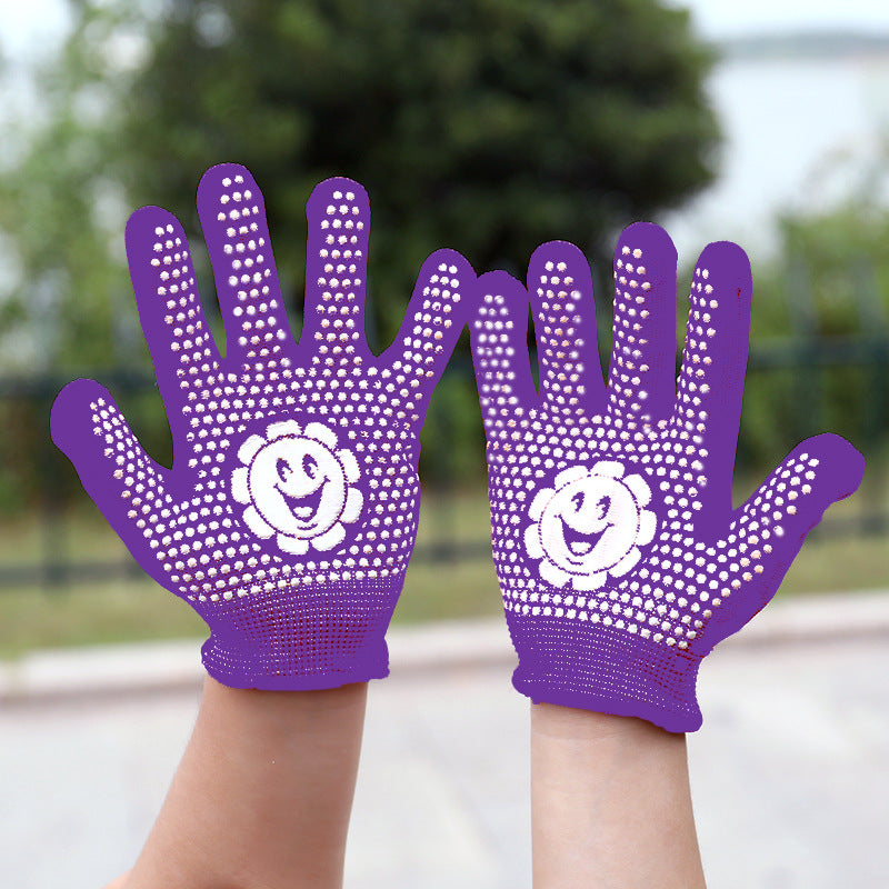 Children's Labor Protection Gloves for Students, Suitable for Hiking, Cycling, Tug-Of-War, Non-Slip, Thin, for Kindergarten Performances, Carpentry, Custom Design and Logo Printing