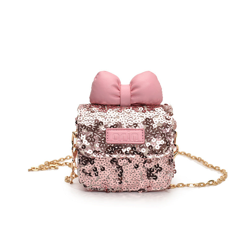 Children's Bag Cute Niche Design Girl's 2025 Crossbody Bag Fashionable Personalized Fashionable Baby's Small Change Square Bag