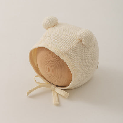 Baotou winter men's and women's autumn baby hat baby hat fetal hat cute super cute spring and autumn cap baby ear protection