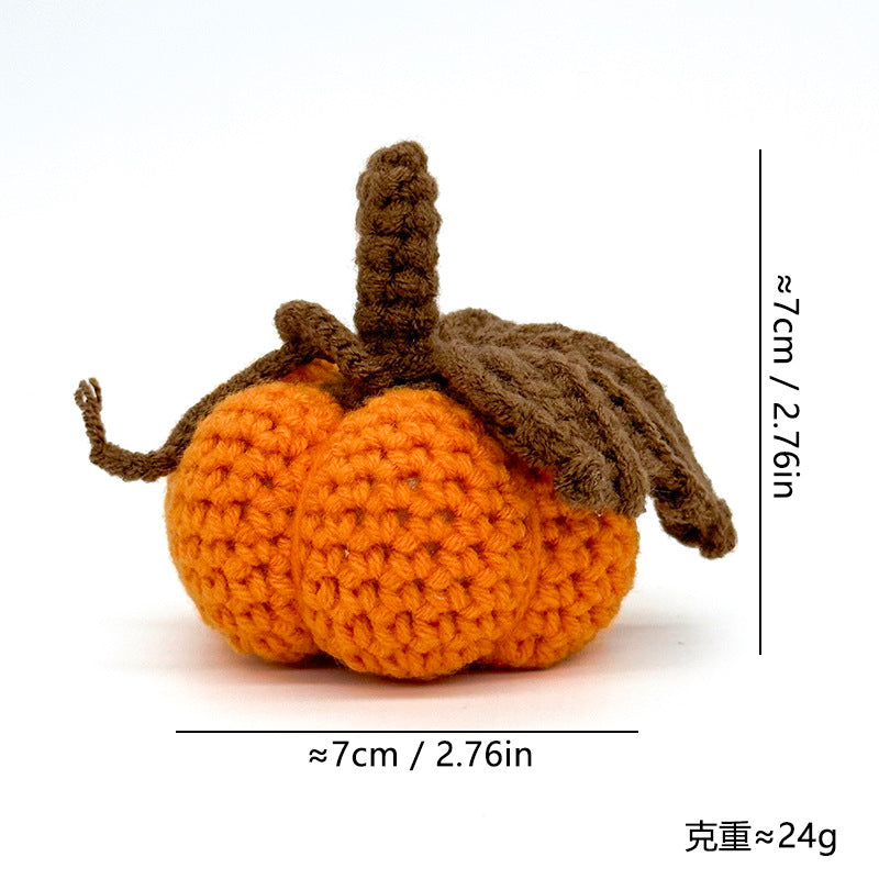 Cross-Border Amazon Handmade Knitted Doll Halloween Gift Ghost Little Devil Grim Reaper Emotional Plush Toy Wholesale