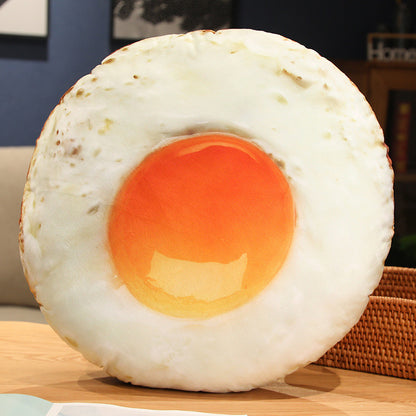 Creative simulation poached egg pillow plush toy egg omelette doll home pillow cushion girl rag doll
