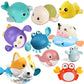 Cross Border Baby Bath Toy Children's Bath Winding Chain Baby Bathroom Swimming Water Dolphin Turtle Whale