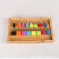 Montessori teaching aids colorful small lock learning unlocking game children's early education Montessori key lock sensory toys