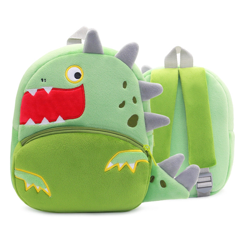 Cute Cartoon Animal Children's Backpack Stall Supply Backpack Kindergarten Plush Backpack Children's Bag Orderable Printing