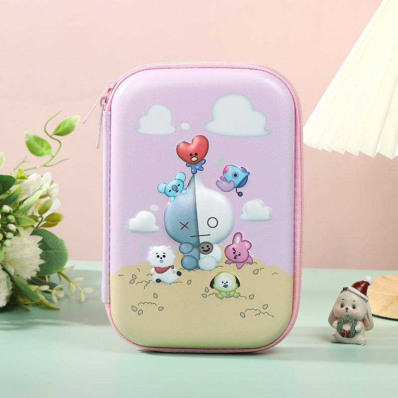 Eva Pencil Box 3D Stereo Large-Capacity Kidsren's Pencil Bag Multi-Functional Student Stationery Popular Pencil Box Waterproof
