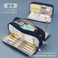 Korean Style Boat-Shaped Large-Capacity Multi-Layer Oxford Pencil Bag Multi-Functional Portable Stationery Box Simple Student Storage Pencil Bag