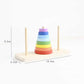 Three-Dimensional Four-Piece Chess Four-Piece Game Chess P 0.34kg Kidsren's Educational Early Education Multi-Person Toy Wooden Boxed Multi-Color