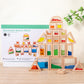 Acrylic Transparent Color Light and Shadow Building Blocks Baby Creative Construction Early Education Educational Toys Children's Rainbow Building Blocks