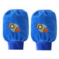 Children's Sleeve Lined Crystal Velvet Anti-Stain and Dirt-Resistant Autumn and Winter New Style Cute Three-Dimensional Embroidery for Boys and Girls