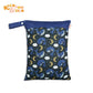 Ins Baby Room Decoration Sleeping Bear Storage Hanging Bag Baby Diaper Bag Wetbag Dry and Wet Separation 30*40