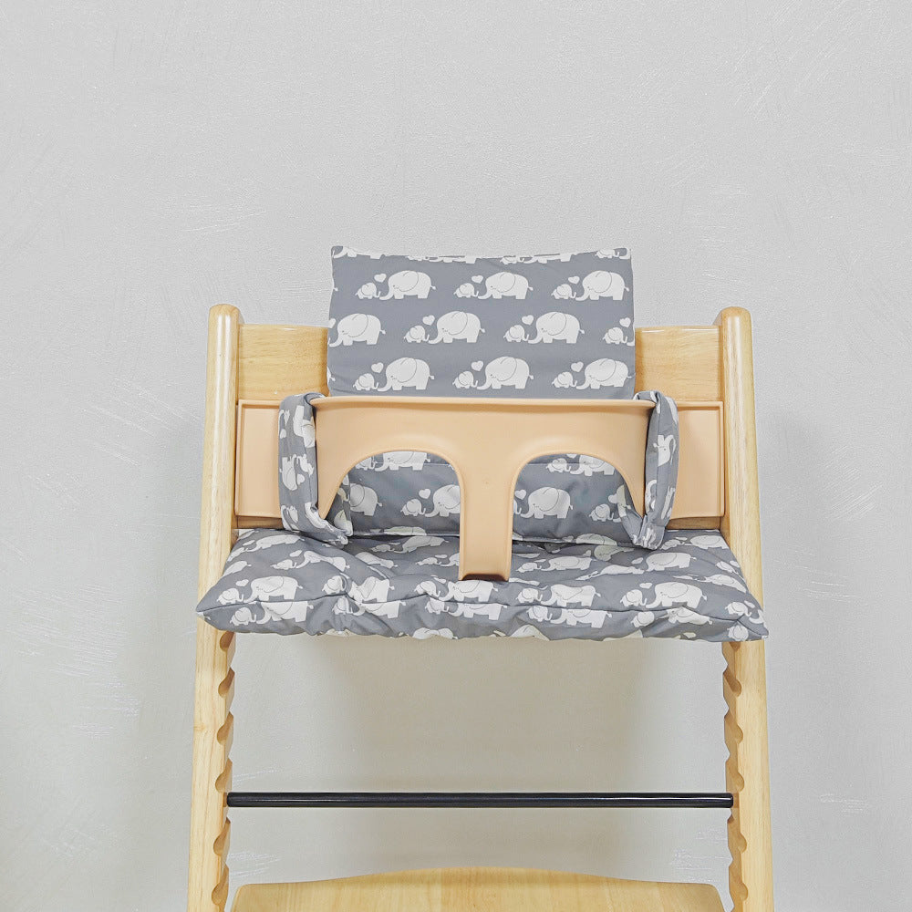 Ins Nordic Style Baby Dining Chair Children's Growth Chair Cushion Baby Dining Chair Cushion Waterproof and Urine-proof Sitting