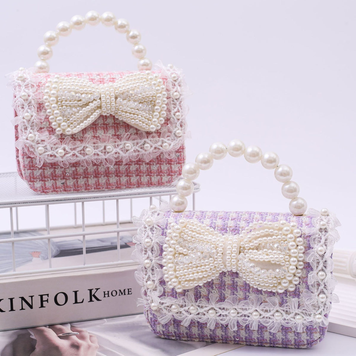 Fashionable Little Girl's Chanel-Style Bag, Children's Princess Crossbody Bag, Stylish and Cute Little Girl's Shoulder Handbag