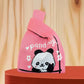 Panda New Knitted Bag Women's Handbag Wide Hand Gift Back Gift Bag Cute Panda Knitted Bag Hand Gift