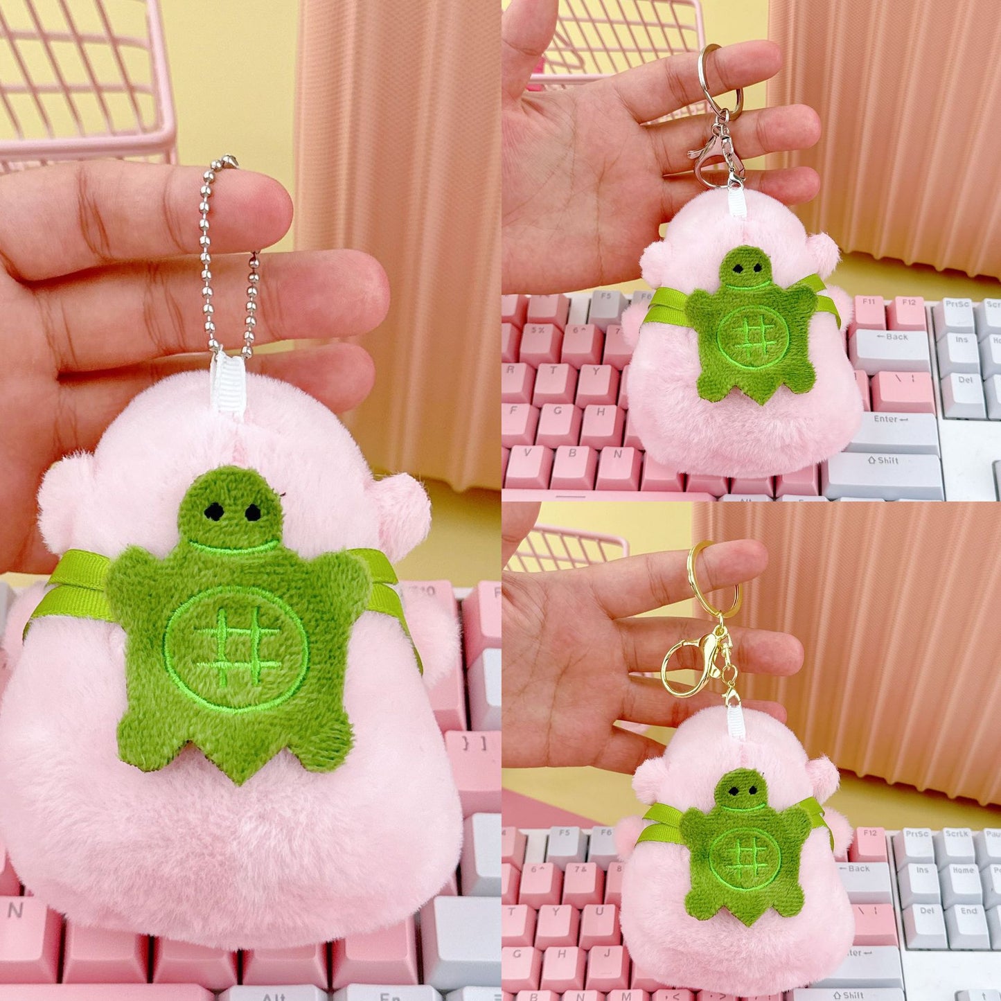 Cross-Border Capybara Mascot Backpack Small Pendant Keychain Chinese Style Zodiac Pendant Couple Ugly Doll