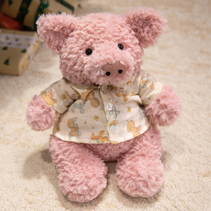Barnabus Pig Doll Barcelona Bear Sleeping Doll Bed Rag Doll Ugly Cute Stuffed Toy Birthday Gift