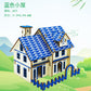 Wooden 3d three-dimensional puzzle snail cottage assembly model girl diy cottage gift children's small house building blocks