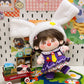 Dropshipping 20cm Baby Clothes Cotton Doll Clothes Cute Pajamas Set Original Antique Han Dynasty Doll Dress up