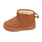 Winter Baby Girl's Fleece-Lined Warm Children's Snow Boots Casual Velcro Boys' Baby Short Boots Cross-Border Wholesale
