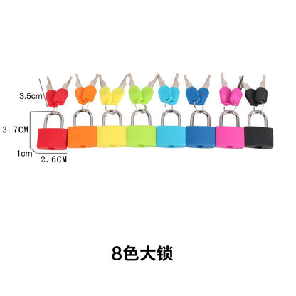 Montessori teaching aids colorful small lock learning unlocking game children's early education Montessori key lock sensory toys