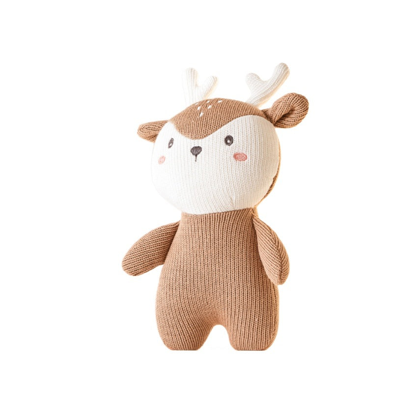 New Cotton Wool Knitted Doll Baby Comfort Sleeping Doll Baby Kidsren Can Chew Plush Toy Factory