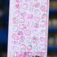 High-Quality Second-Generation Cartoon 3D Relief Hollow Stickers Cute Reward 3D Stickers Wholesale
