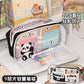Velcro Puppy Pencil Case High-Looking 2025Ins Stationery Niche New Cute Girls Large-Capacity Stationery Box