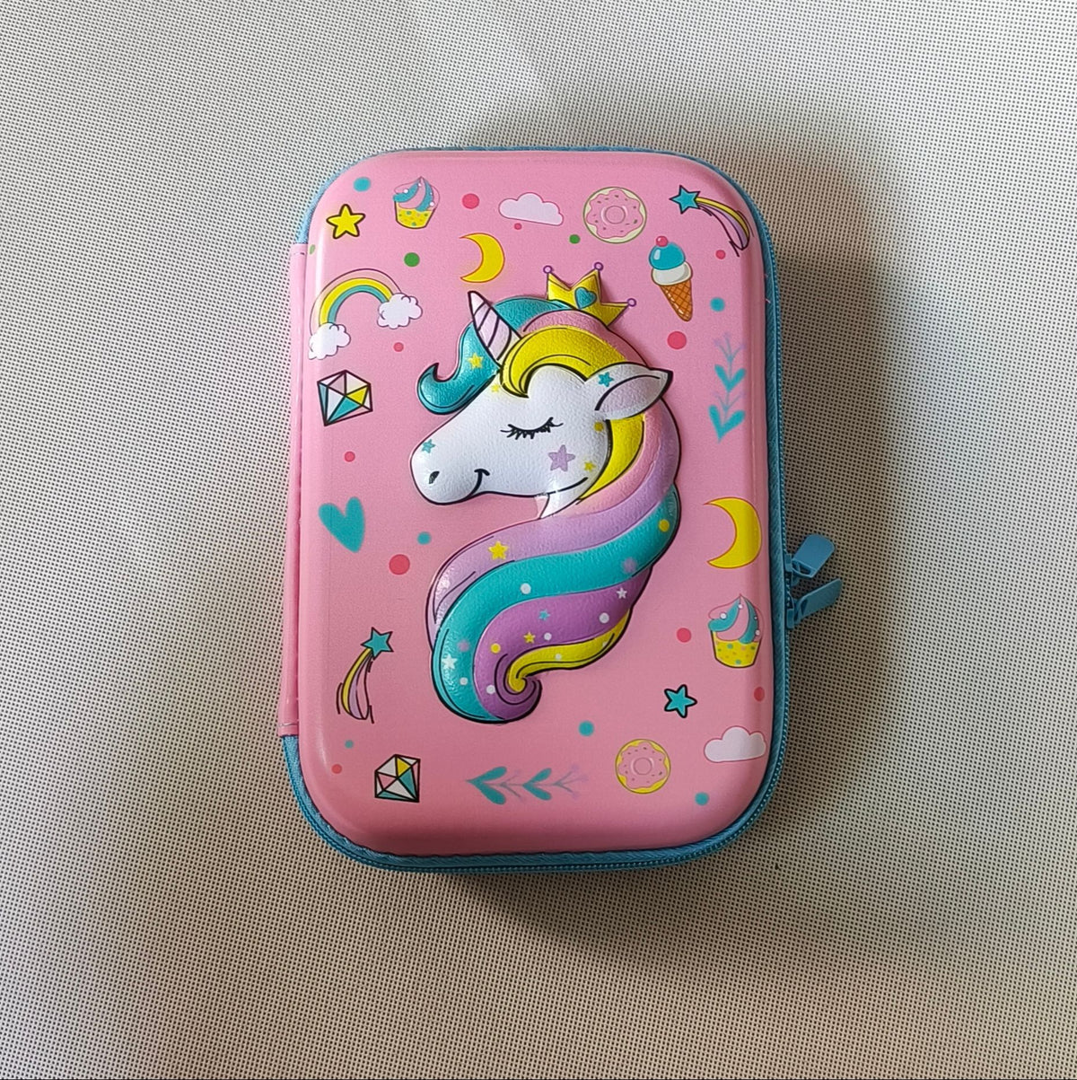 3D New Cute Eva Stationery Box Children's Multifunctional Large Capacity Pencil Bag Student Portable Square Pencil Box