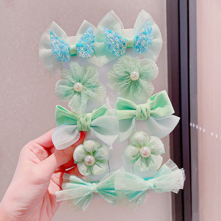 Children's Bow Hairpin 2022 New Summer Cute Princess Hairpin Girl's Broken Hair Bangs Baby Hair Accessories