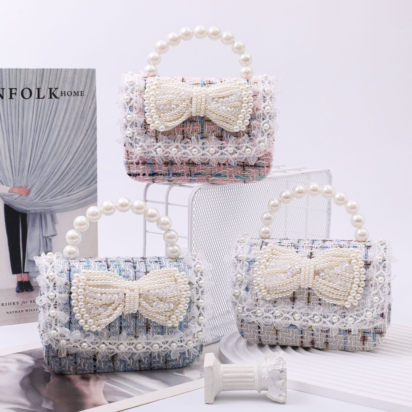 Fashionable Little Girl's Chanel-Style Bag, Children's Princess Crossbody Bag, Stylish and Cute Little Girl's Shoulder Handbag