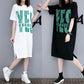 Breastfeeding Top Moon Dress dress Maternity Dress Mid-length Summer Short-sleeved Printed Breastfeeding Out Breastfeeding Skirt