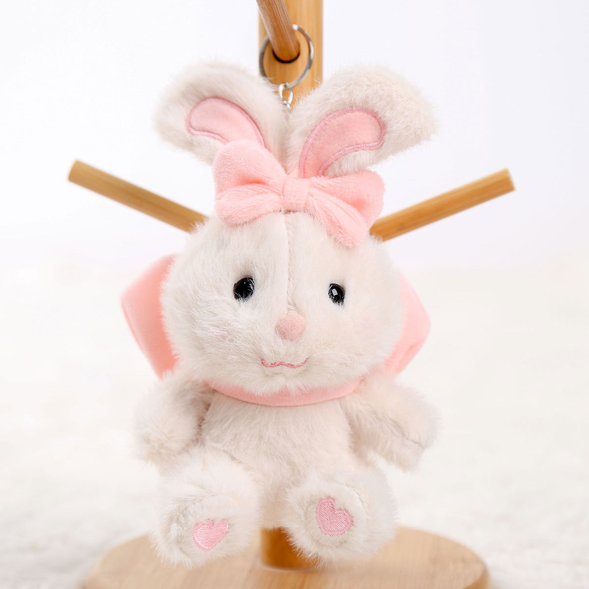 Bow Bear Doll Pendant Keychain Backpack Small Doll Jewelry Plush Toy Wholesale Girl Doll