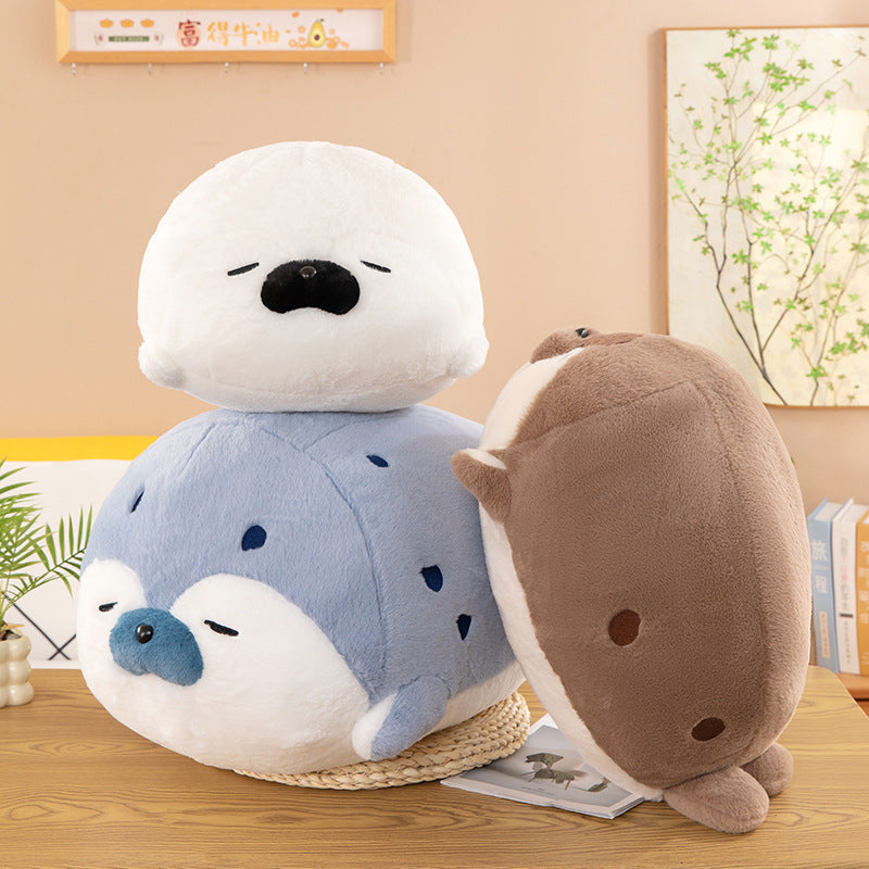 Cute Soft Lie-prone Animal Seal Lie-prone Pillow Plush Toy Doll Seal Doll Children Muppet Doll