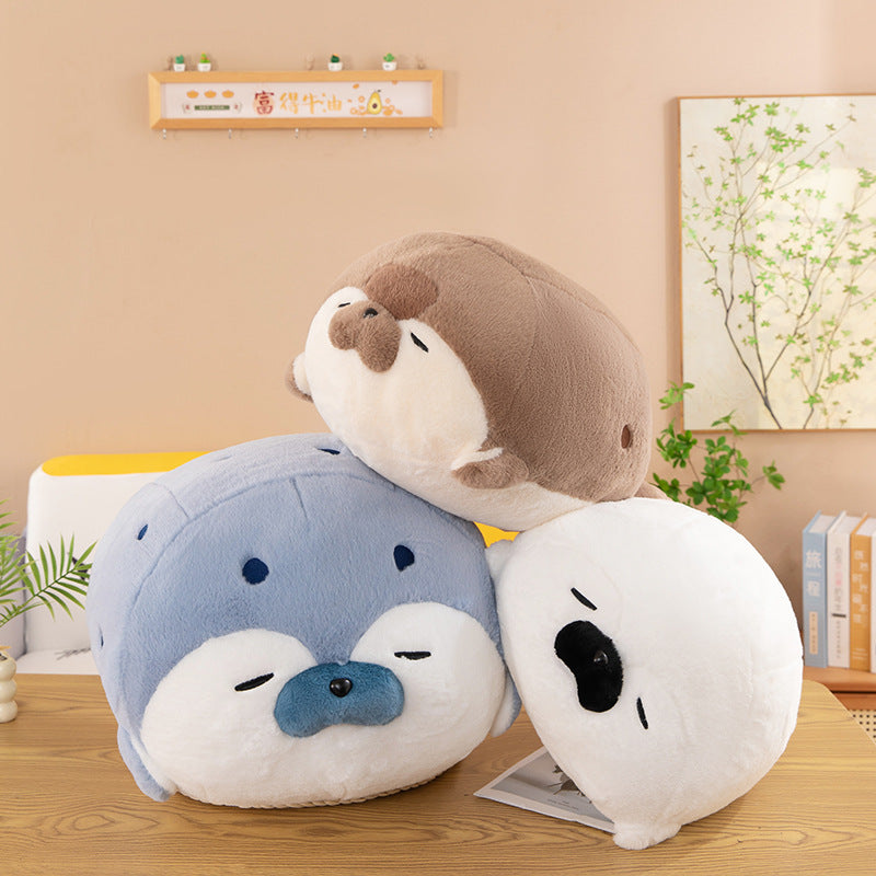 Cute Soft Lie-prone Animal Seal Lie-prone Pillow Plush Toy Doll Seal Doll Children Muppet Doll