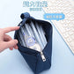Oxford Cloth Double-Layer Pencil Case, Stylish and Stain-Resistant Stationery Bag for Elementary School Students, Simple Storage with Logo Printing