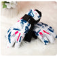 3-10 children's ski gloves outdoor riding gloves winter warm waterproof children's gloves play snow not wet hands