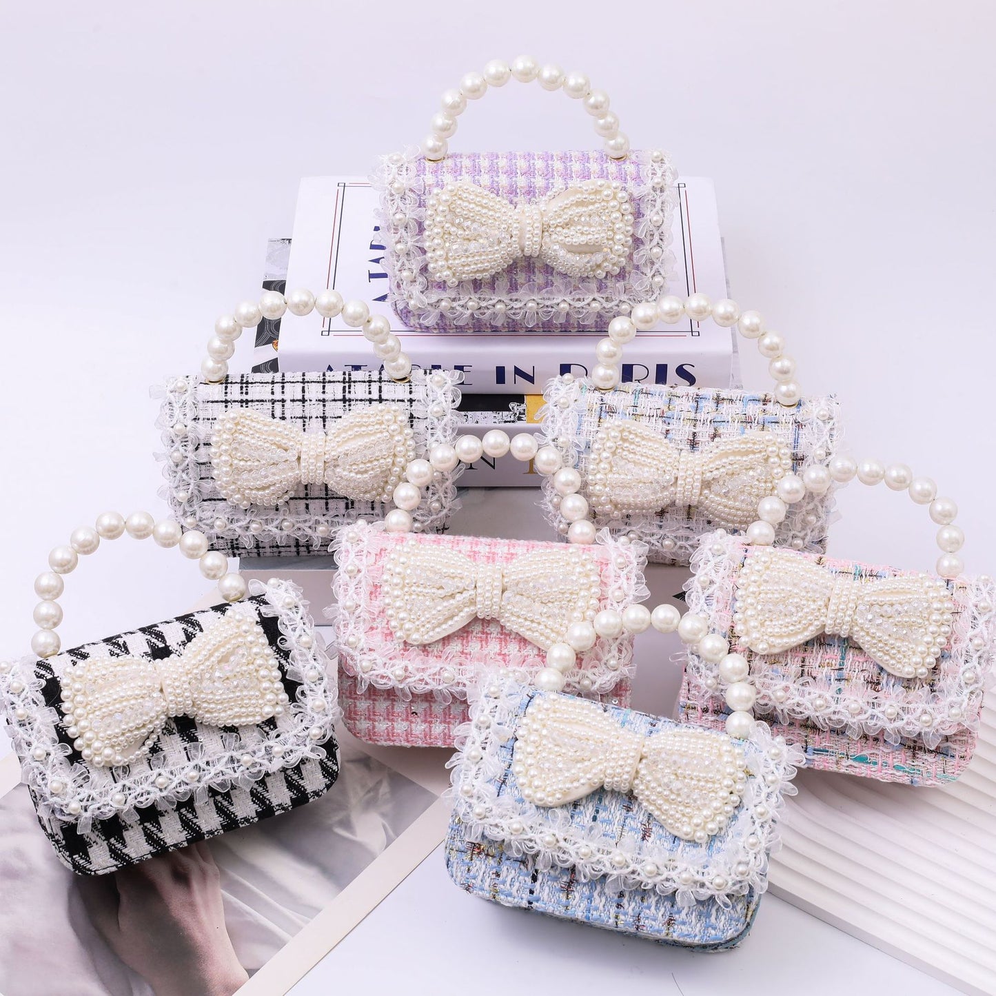 Fashionable Little Girl's Chanel-Style Bag, Children's Princess Crossbody Bag, Stylish and Cute Little Girl's Shoulder Handbag