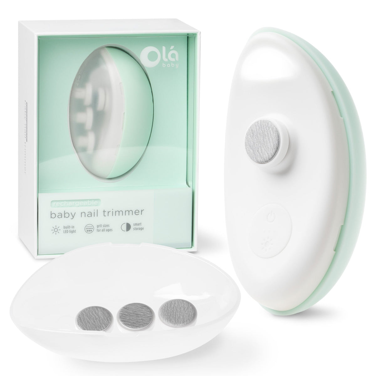 Olababy Electric Nail Trimmer for Safely Trimming Baby Nails