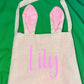 Personalized Easter Canvas Tote Bags