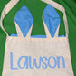 Personalized Easter Canvas Tote Bags
