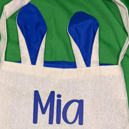 Personalized Easter Canvas Tote Bags