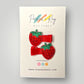 Sequin Strawberry Hair Clips