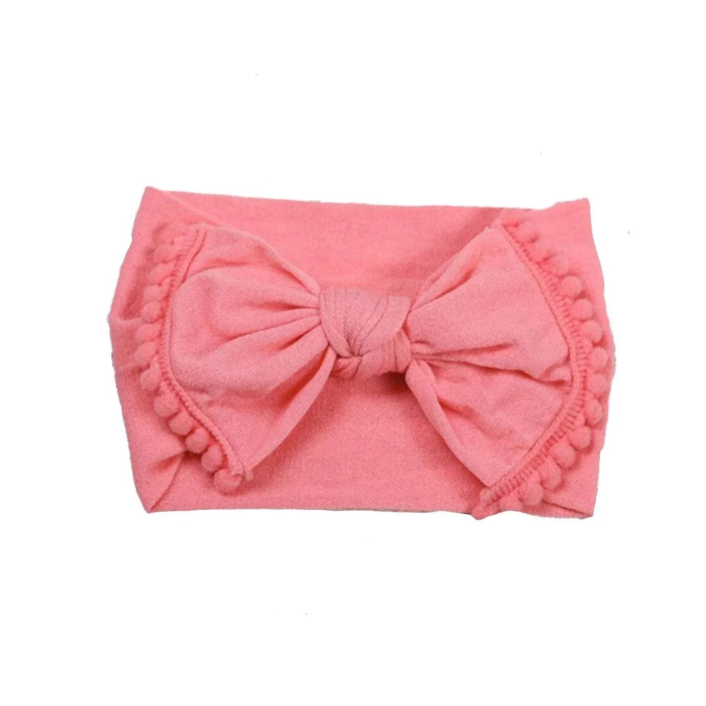 Pom Pom Nylon Baby Headband