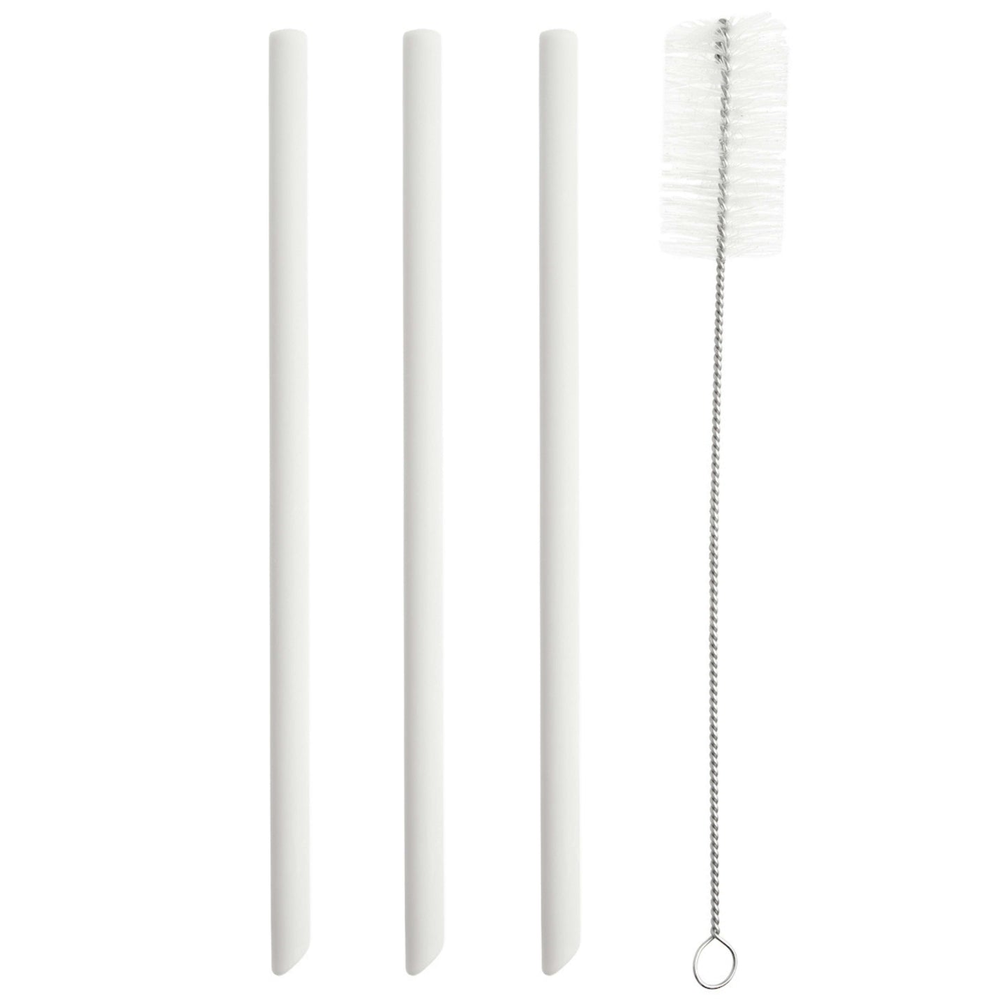 PopYum Replacement Straws for 13oz Cups, 3-Pack, with Cleaner Brush Seattle Grey