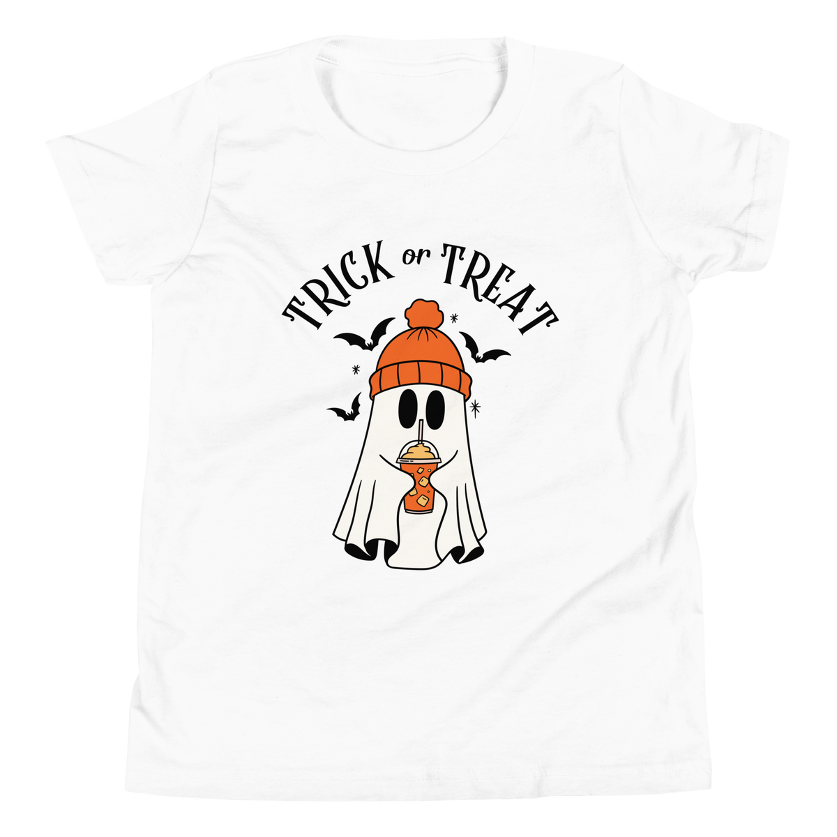 Pumpkin Spice Latte Kids Halloween Tee